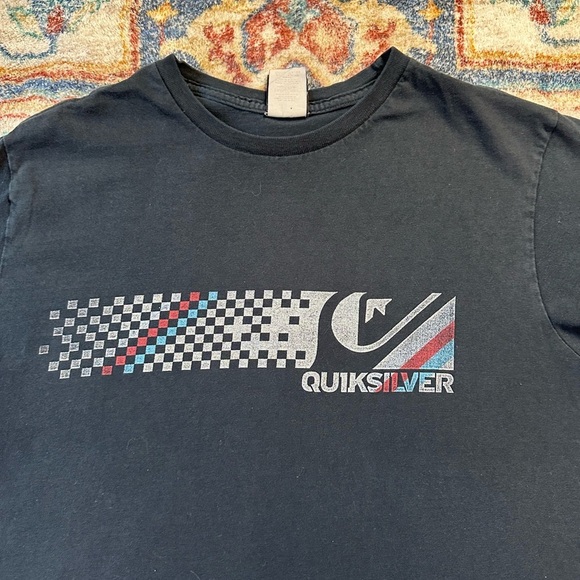 Vintage Quiksilver Logo T-shirt Medium - Picture 4 of 6